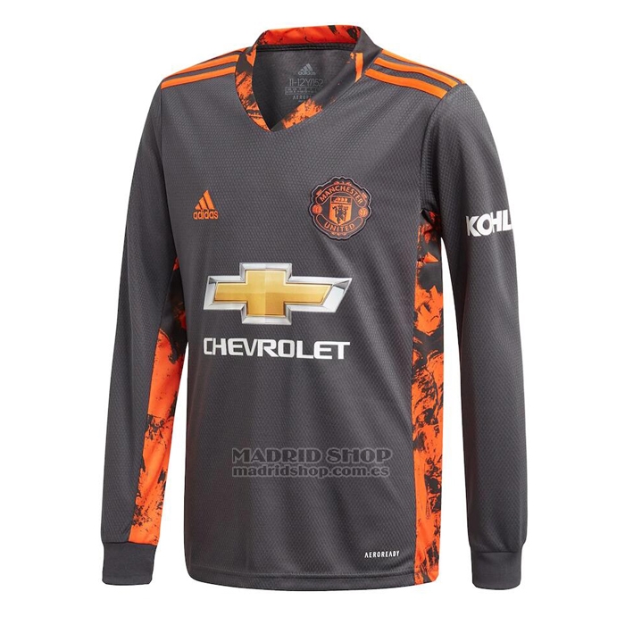 Camiseta Manchester United Portero Manga Larga Negro Madridshop